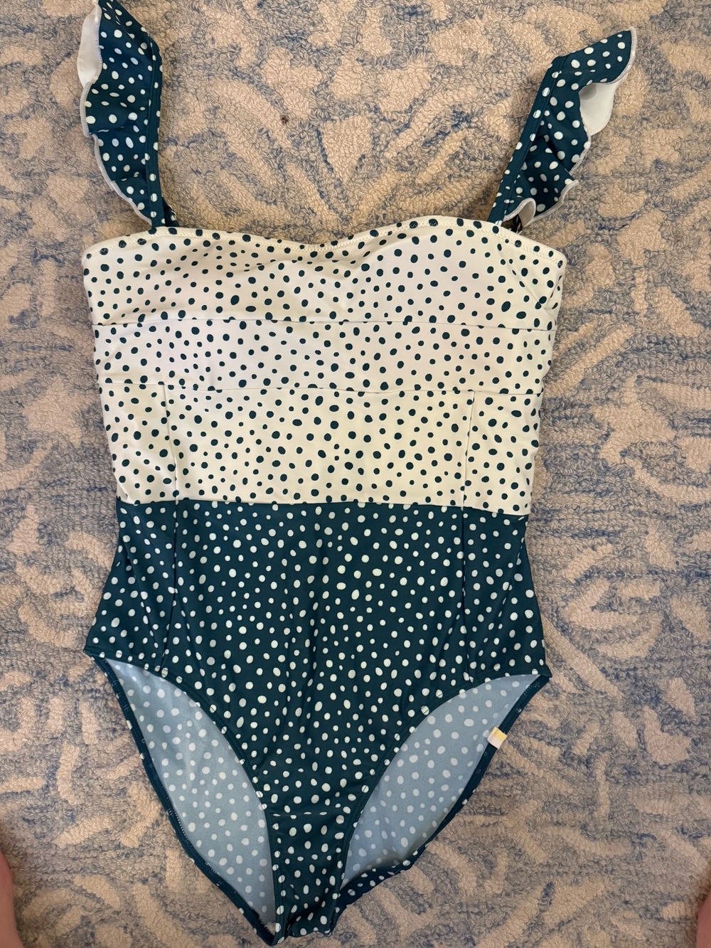 summersalt Cream One-Piece Swimsuit